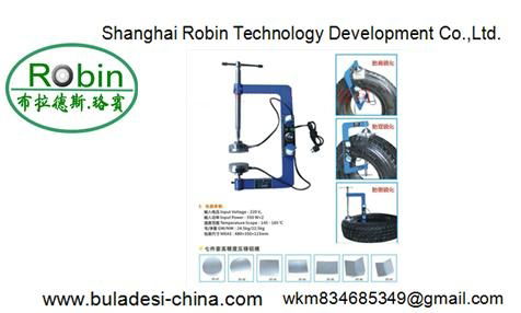 Tire repairing machine