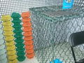 high quality used cheap PVC coated & galvanized chain link fence/fencing for sal 4