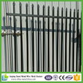 Black polyester painting tubular steel fence gates design valla de casa Protecti 2