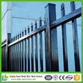Black polyester painting tubular steel fence gates design valla de casa Protecti 3