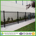 Black polyester painting tubular steel fence gates design valla de casa Protecti 5