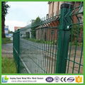 green pvc coated welded wire mesh fence