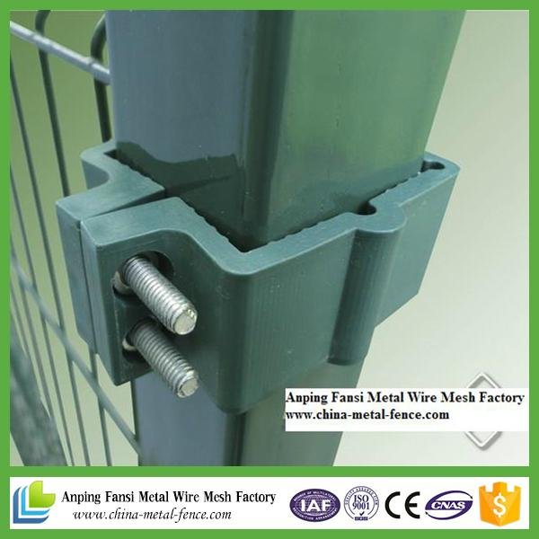 green pvc coated welded wire mesh fence panels(China supplier) 4