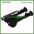 6-9 inch Harris Style mounting bipod Adjustable height extendable legs