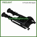 6-9 inch Harris Style mounting bipod Adjustable height extendable legs 3
