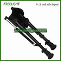 9-13 Inch  Tactical Rifle Bipod Heavy Duty Pivot Notch Leg