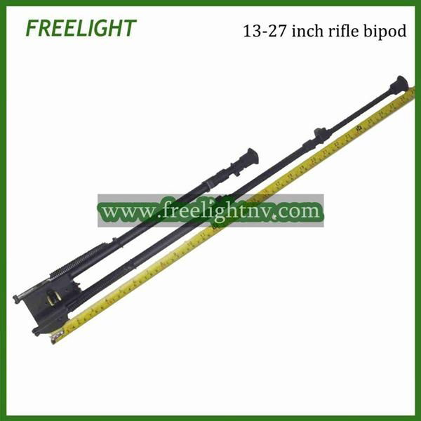 13-27 inch extendable leg gun mounted bipod for hunting 2