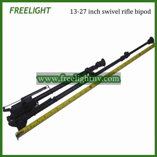 13-27 inch Harris Style Pivot Model Bipod with notches and swivels 3