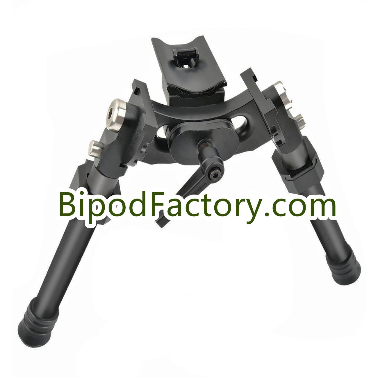 Tactical Carbon Fiber Swivel Bipod Adjustable for Long Range Hunting and Shootin