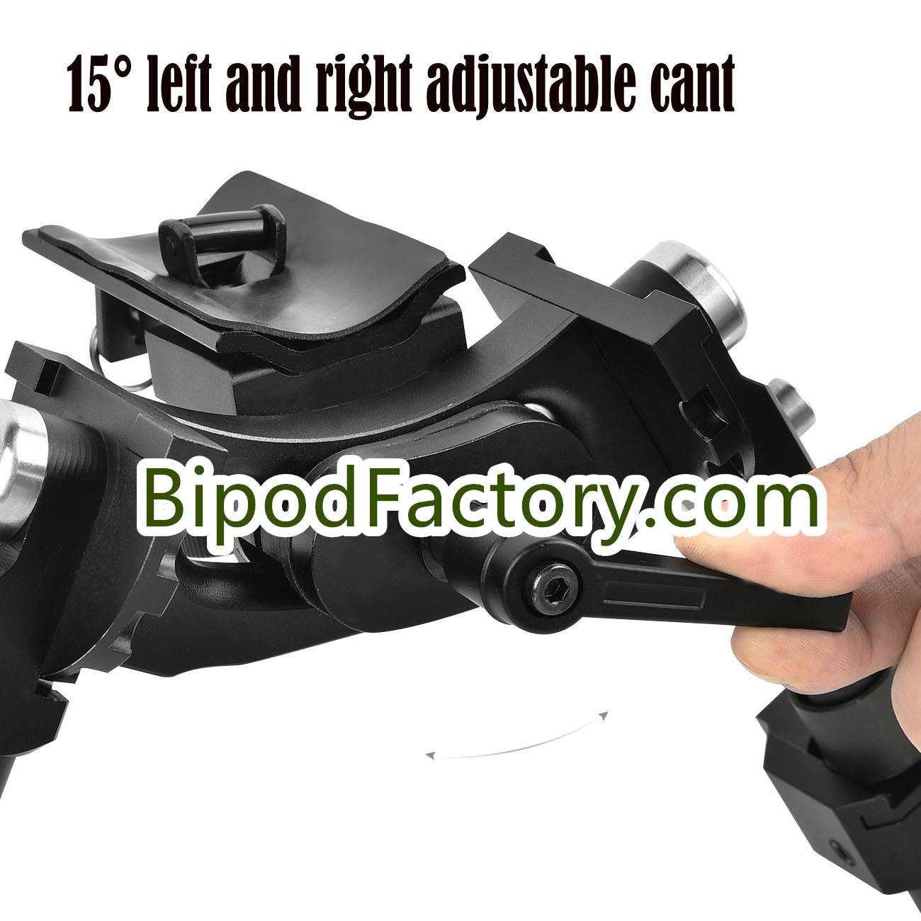 Tactical Carbon Fiber Swivel Bipod Adjustable for Long Range Hunting and Shootin 4