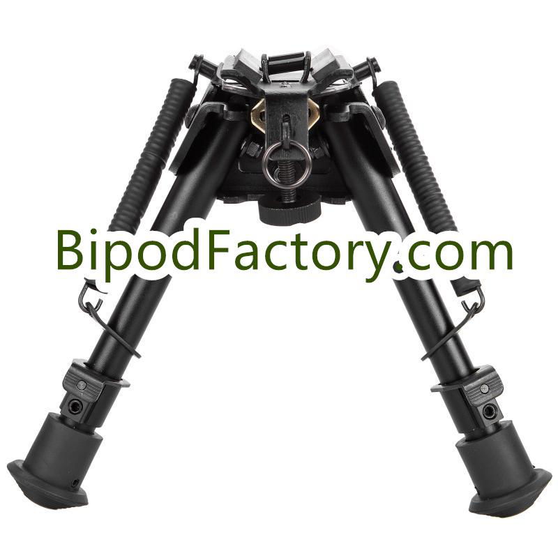 Rifle Gun Bipod 6-9" Swivel Leg Notch model with podlock handle kit 2