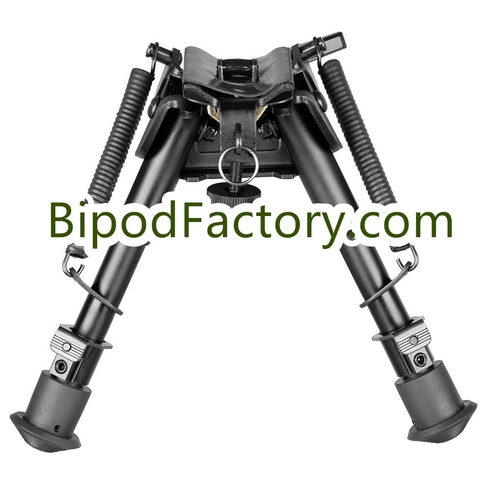 Rifle Gun Bipod 6-9" Swivel Leg Notch model with podlock handle kit 3