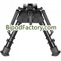 Rifle Gun Bipod 6-9" Swivel Leg Notch