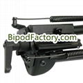 13-27 inch Harris Leg Notch Bipod Sling Swivel Stud Mount with pod lock