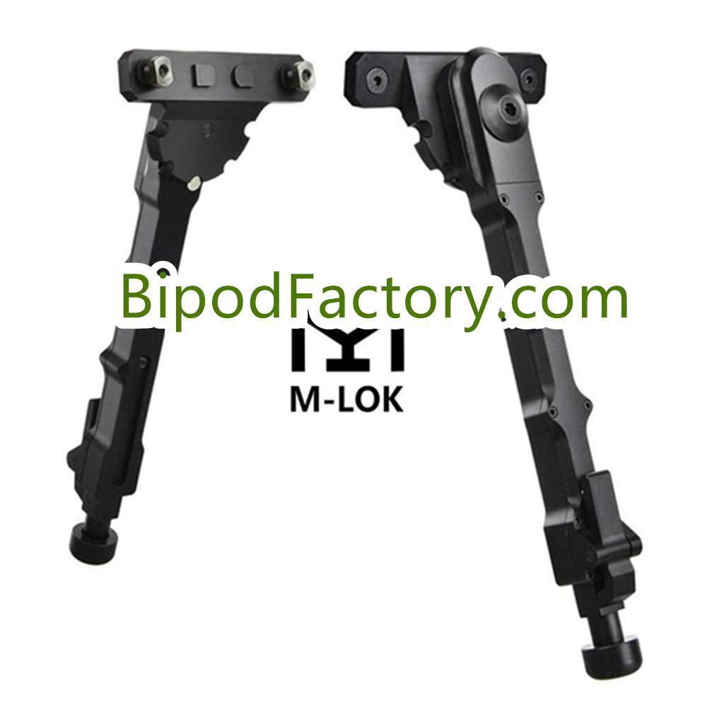 7.5-9 Inch Tactical Rifle Bipod Two-Piece Split Bipod Attach Directly for M-LOK 