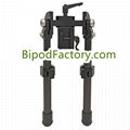 Quick Detachable Tactical LRA Light Carbon Fiber Bipod for 20mm Picatinny Rail 3