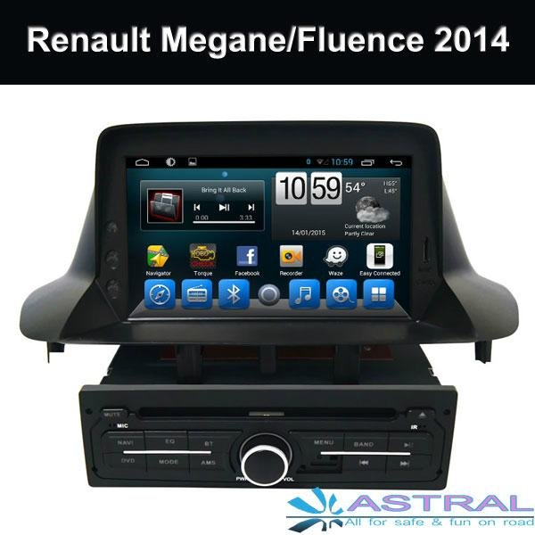 Factory In Dash Car Radio Multimedia System Renault Megane Fluence 2013 2014