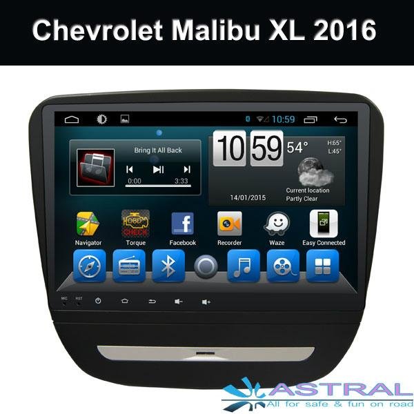 OEM GPS Navigation Chevrolet Malibu XL 2016 Car Radio With TFT Screen