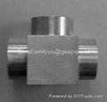 GEE ASME B16.11 1/2"*3/4 *SCH40 316L SW Stainless Steel Tee 3