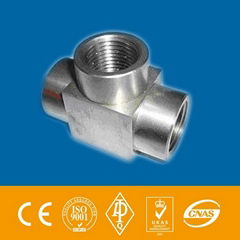 GEE ASME B16.11 1/2"*3/4 *SCH40 316L SW Stainless Steel Tee