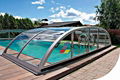 Hot Sales in 2014-Retractable Swimming Pool Cover Enclosure 2