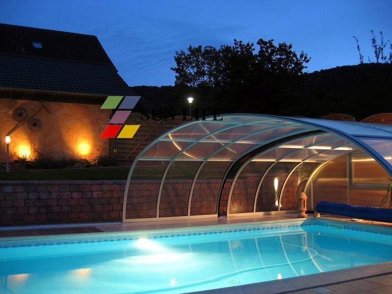 Luxury High Retractable swimming Pool Cover 1