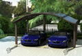 2014 Hot Sales!Europea-Style Double Aluminum Carport 2