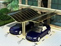 Elegant appearance  aluminium carports with polycarbonate sheet 1