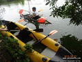 Durable seats glass bottom kayak see through kayak