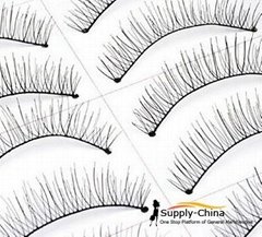 Artificial eyelash sections
