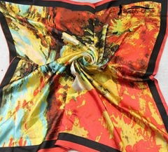 Ink & Wash Square Silk Scarf (Large)