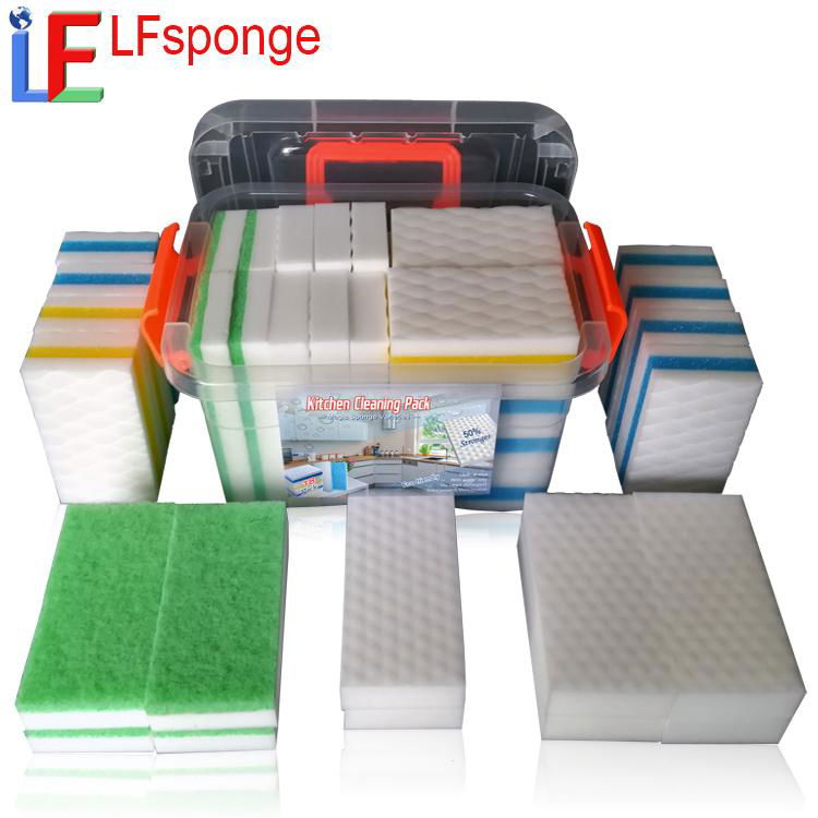 Kitchen cleaning melamine pack wholesale from lfsponge