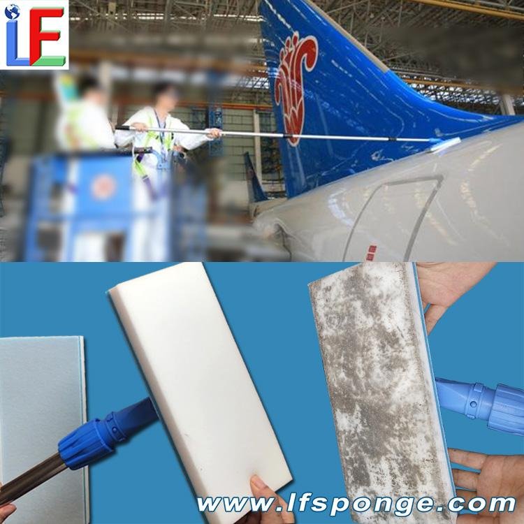Aircraft exterior cleaning mop  aviation wash melamine sponge