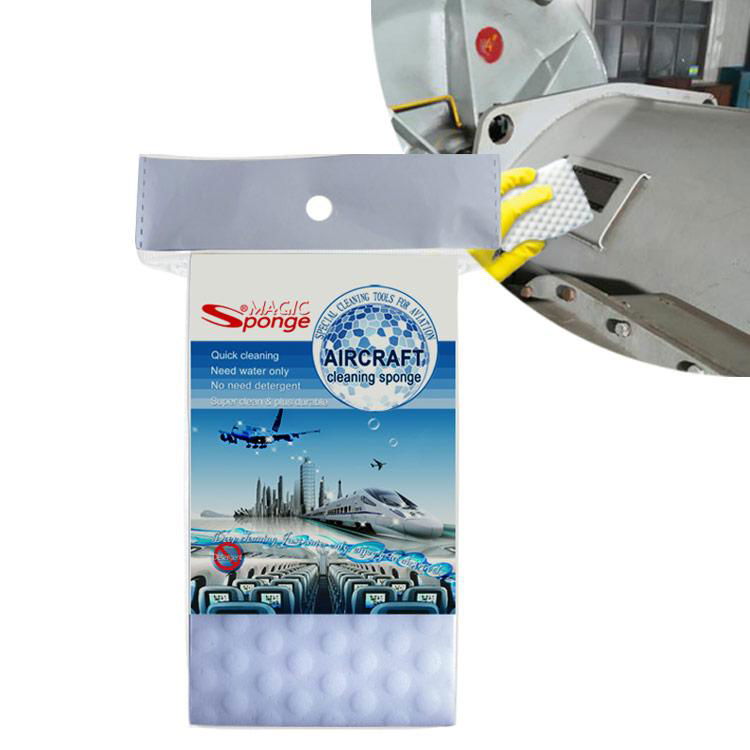 Airplanes dirt and grime Cleaning Melamine Sponge wholeale aircraft cabin clean