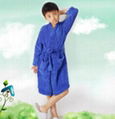 kids coral fleece bathrobe 1