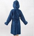 kids coral fleece bathrobe 3