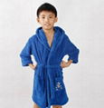 kids coral fleece bathrobe