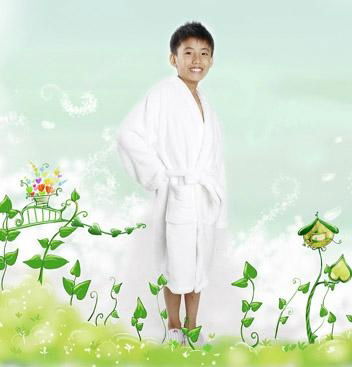 kids Terry Cloth Robe bathrobe 1