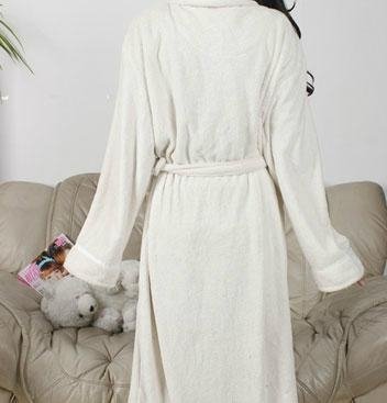 women coral fleece bathrobe 3