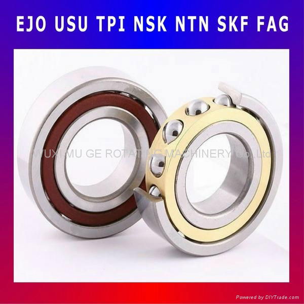 Single row angular contact ball bearings