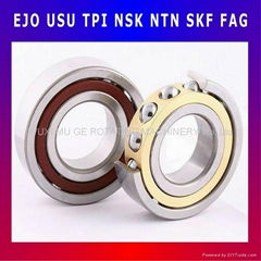 Single row angular contact ball bearings