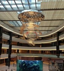 酒店大堂藝朮工程吊燈
