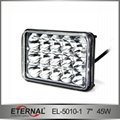 LED headlight 4"*6" hi-low beam with H4 plug for truck vehicles