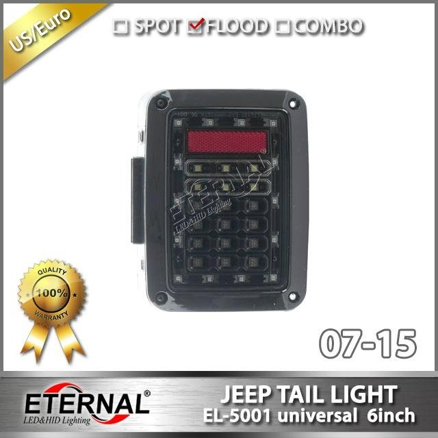 Jeep JK 07-16 led tail light reverse day time running brake turn signal light 