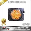 Jeep JK 07-16 led tail light reverse day time running brake turn signal light  5