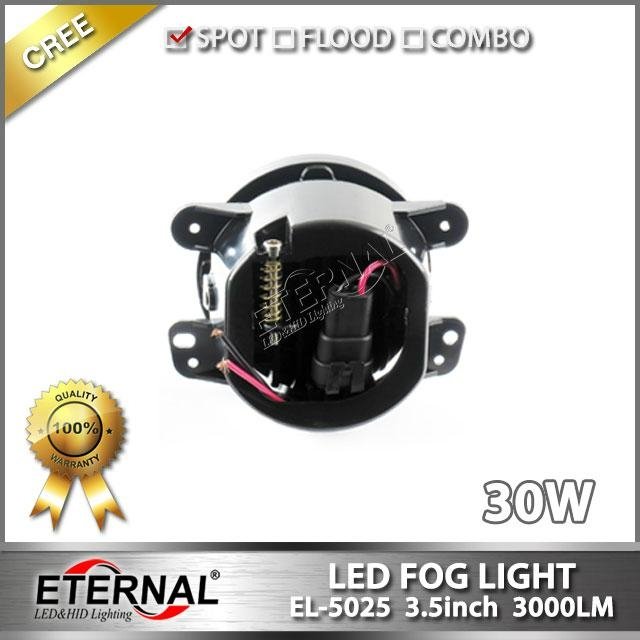Jeep JK 07-15 LED fog light 3.5" universal offroad Ford 4x4 fog lamp 4