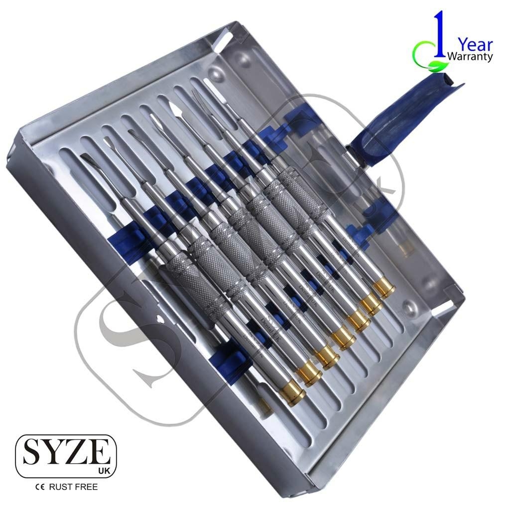 7 Pcs PDL ELEVATOR SET With CASSTTE PEC1653 Syze (Pakistan