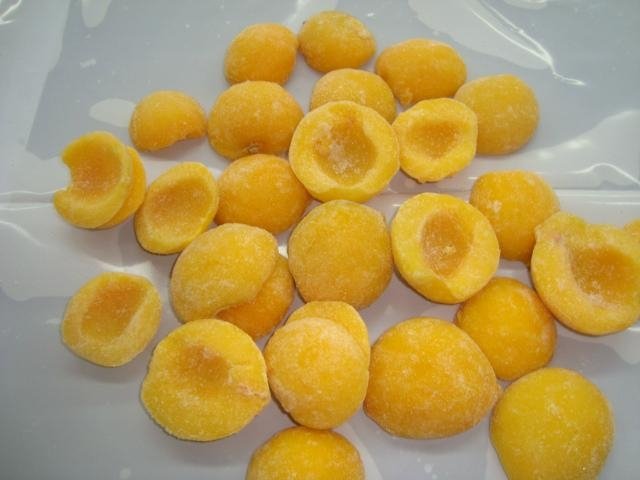 Frozen yellow peach 2