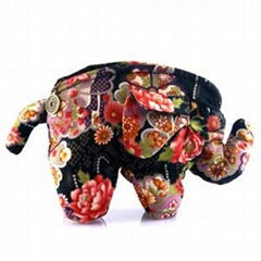 Elephant Purse Coin Bag Ethnic Wallet