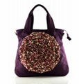 Ethnic Rose Flower Handbag